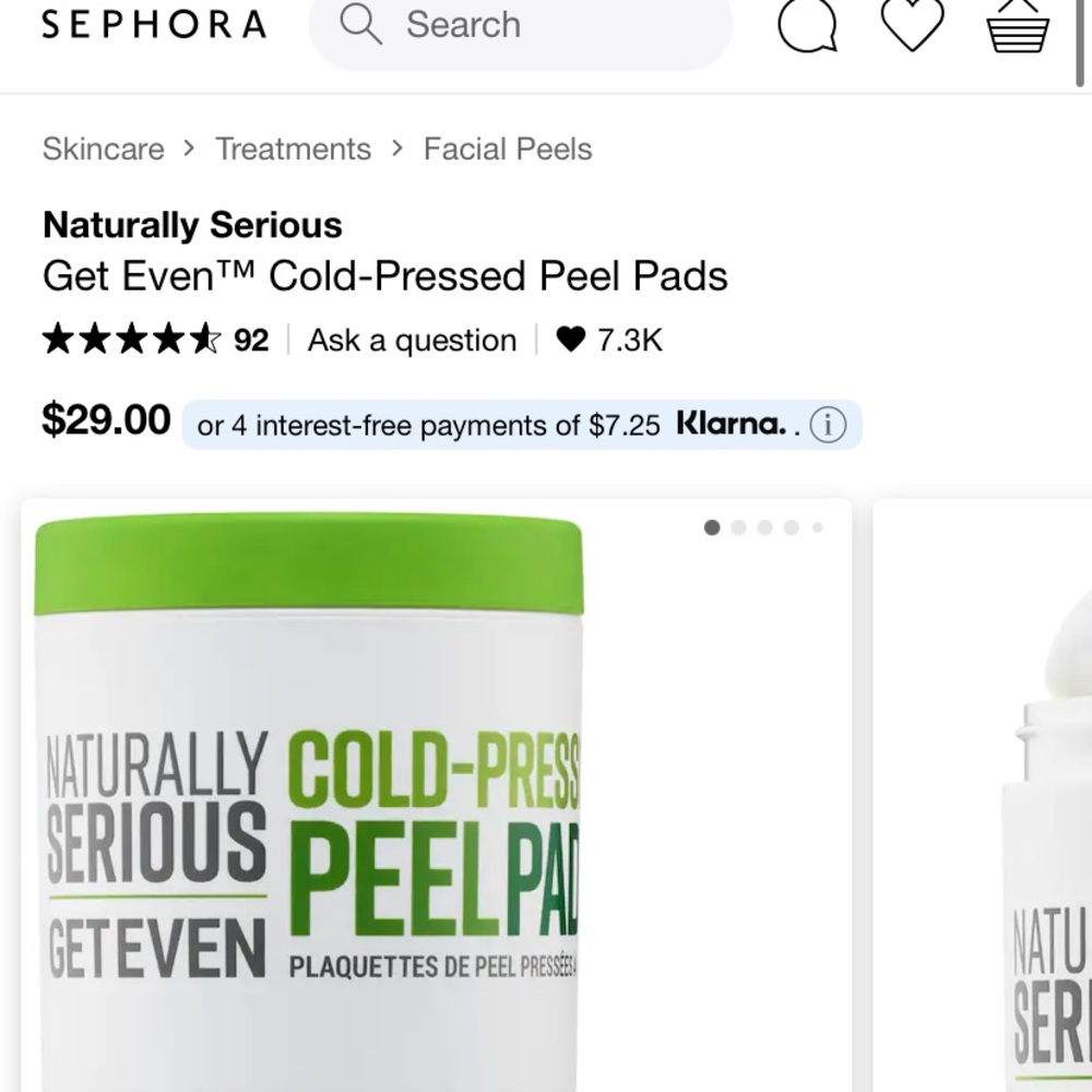 Naturally Serious
Get Even™ Cold-Pressed Peel Pads
